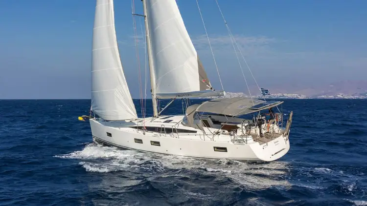 Superior Yacht sailing in Greece