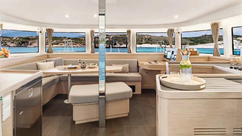 Lagoon 42 catamaran saloon