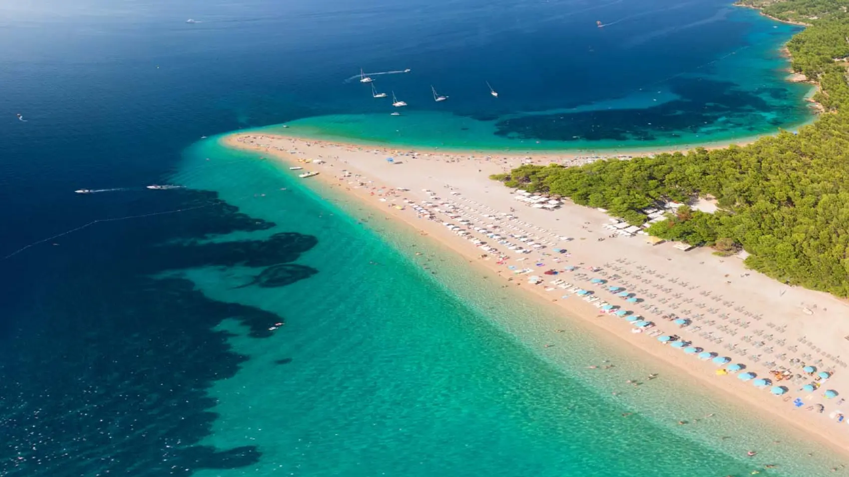 Zlatni Rat beach in Croatia