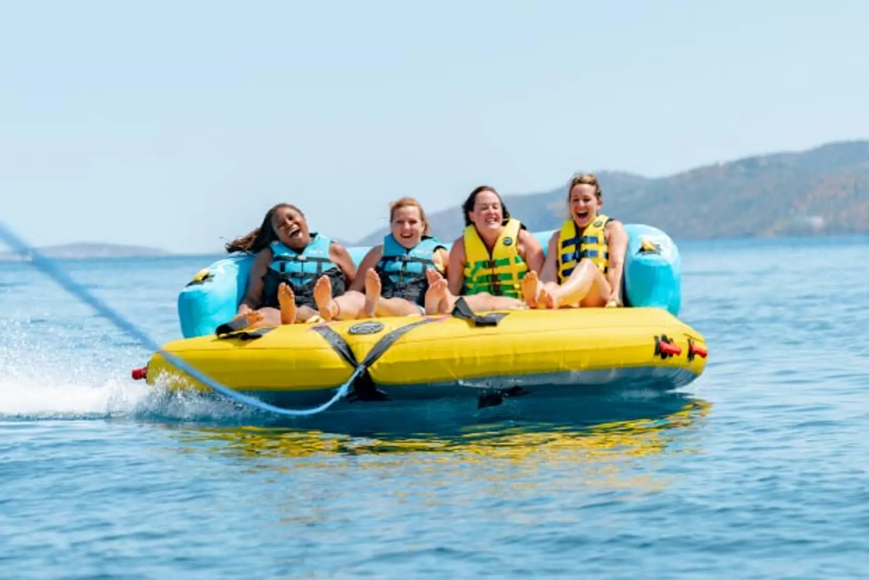 MedSailors guests doing water sports in Greece