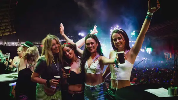 Group of friends at Ultra
