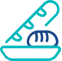 Bread in a bowl icon