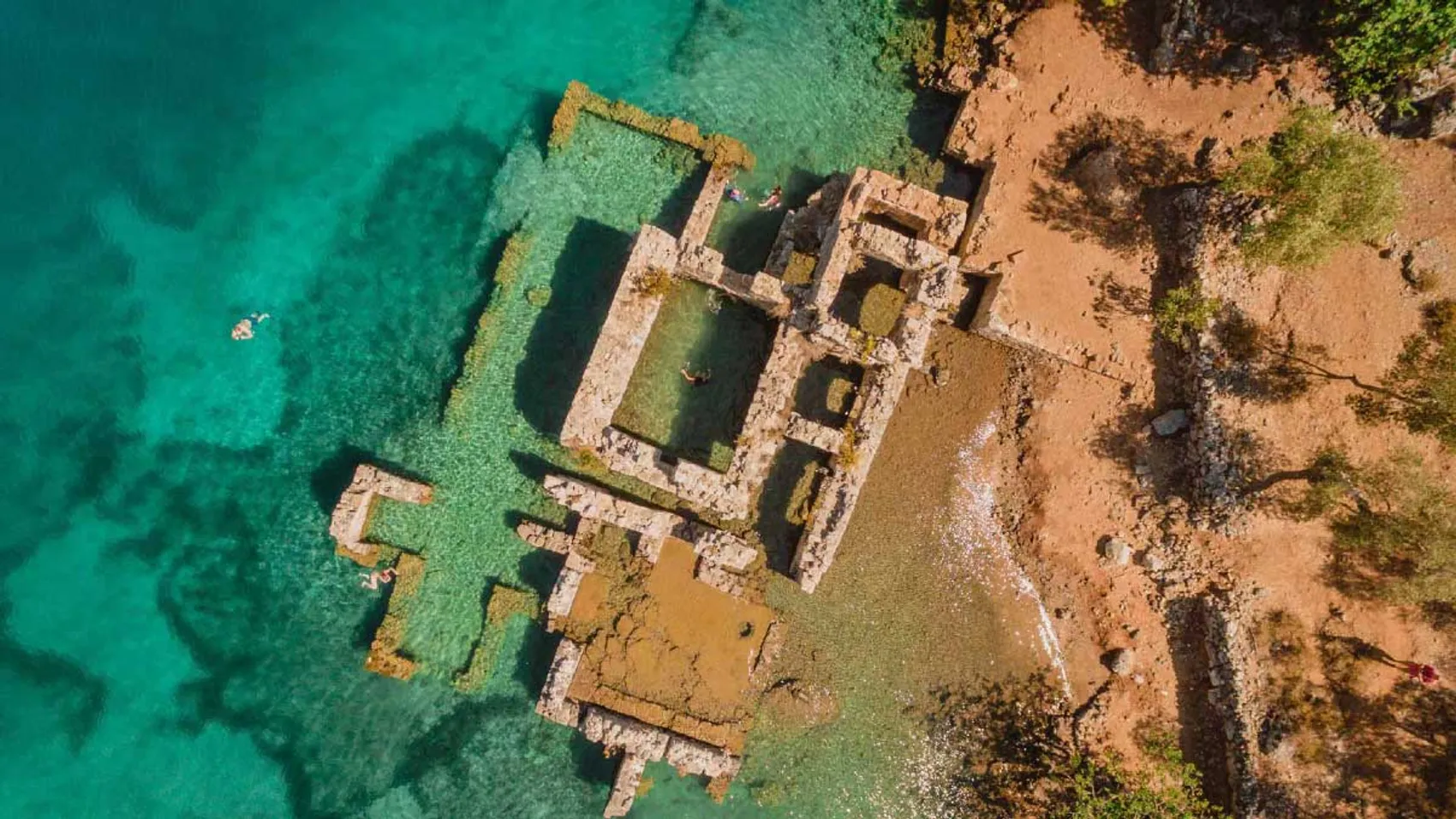 Cleopatra's Bath House in Turkey