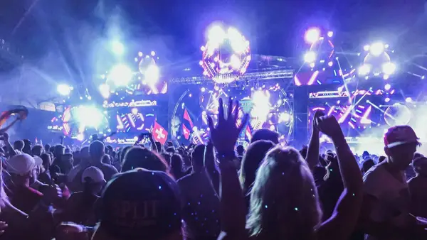 Crowd of people at Ultra Festival