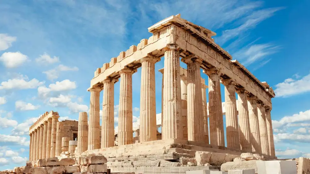 The Acropolis in Greece