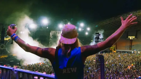 Man at Ultra Festival