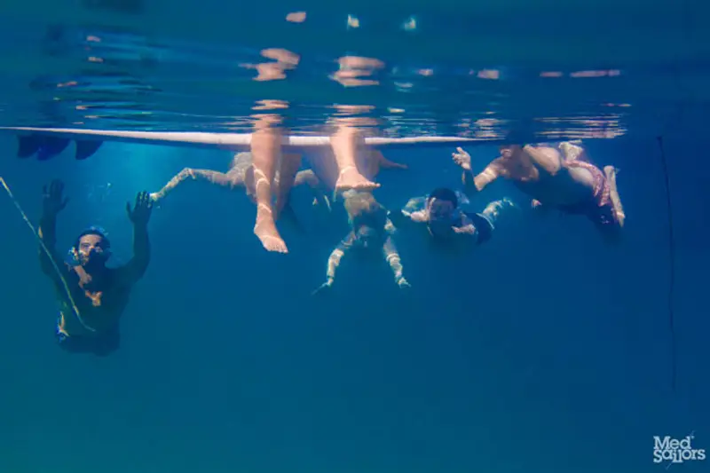 Sailing Greece's islands - Swimming in blue waters