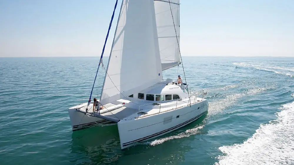 Premier Catamaran sailing in Greece