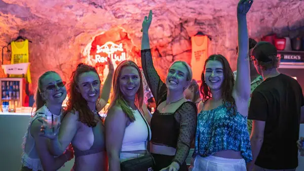 Group of women in Deep Club in Makarska