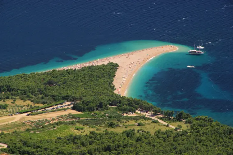 Zlatni Rat beach in Croatia