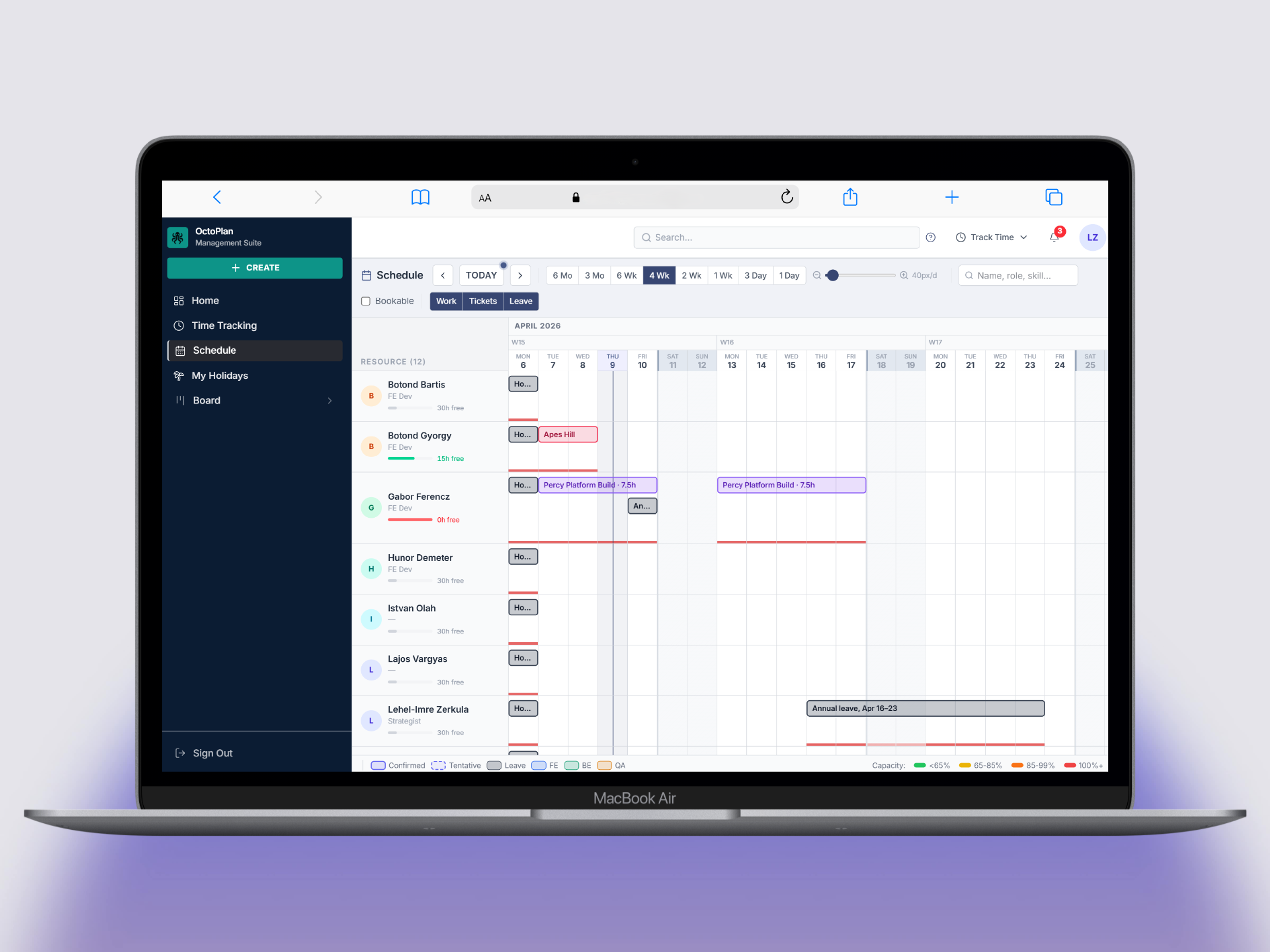 Octoplan - Internal Workflows