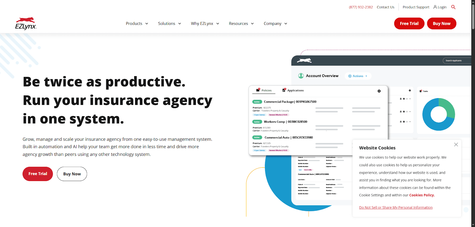 User-friendly insurance quote automation system for agency management displayed here.