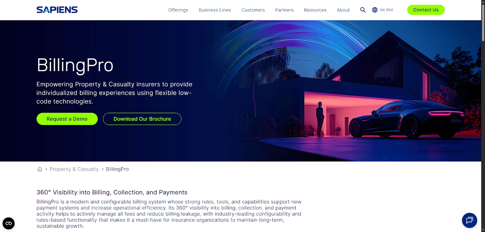 Sapiens provides digital insurance solutions for efficient billing and payments.