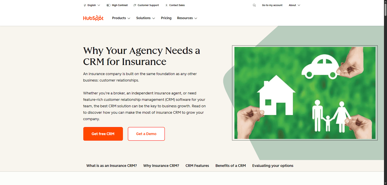 Hands holding symbols representing insurance, highlighting insurance distribution software advantages.