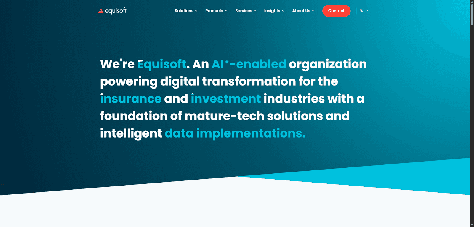 Equisoft offers digital insurance solutions for the investment and insurance industries.