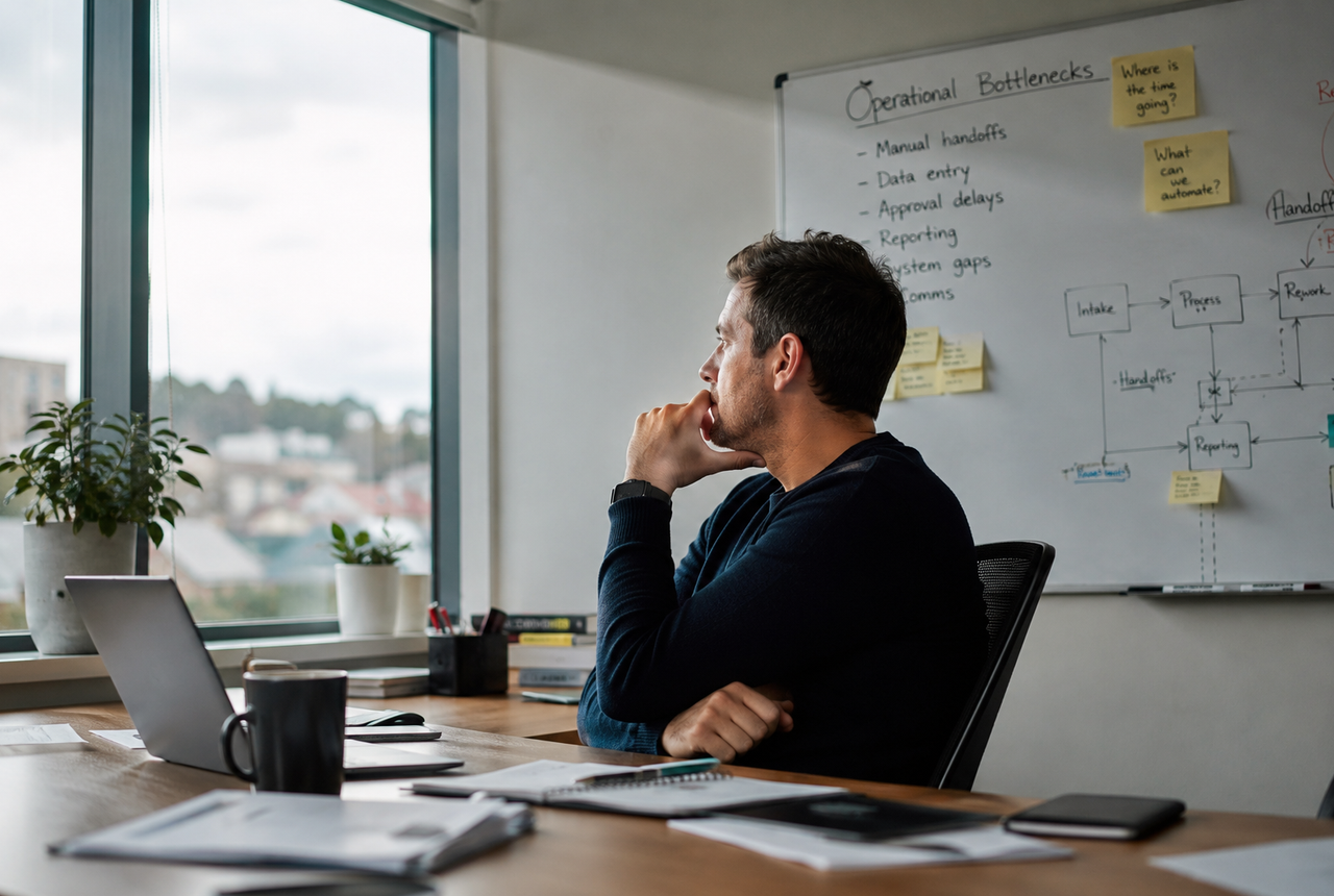 A growing team navigating increasing operational complexity as the business scales