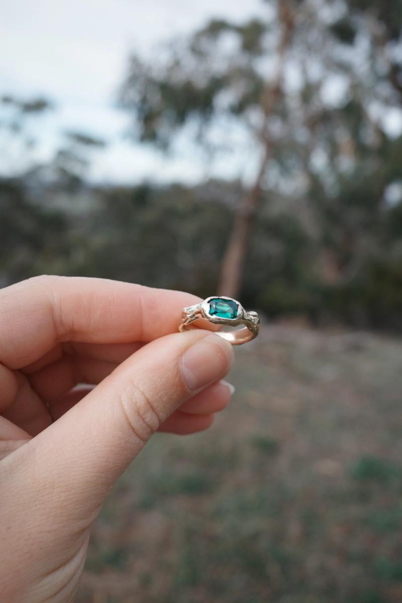 Another image of Emerald ring