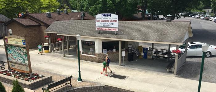 Information Booth at DelGrosso's Park