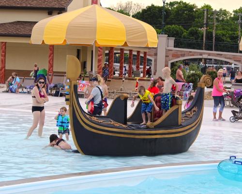The Gondola Slide at the Laguna Splash Water Park