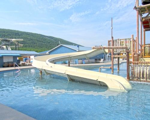Super Slide water slide at the Laguna Splash Water Park