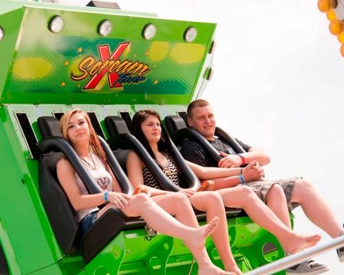 X-Scream Tower Thrill Ride at DelGrosso's Amusement Park