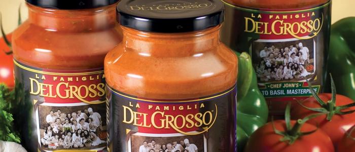 La Famiglia DelGrosso Sauce Jars