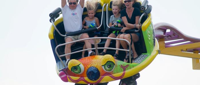 Crazy Mouse Thrill Ride at DelGrosso's Amusement Park