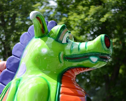Dizzy Dragons Family Ride at DelGrosso's Amusement Park