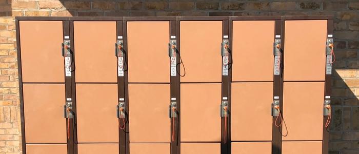 Ride Side Rental Lockers at DelGrosso's Amusement Park