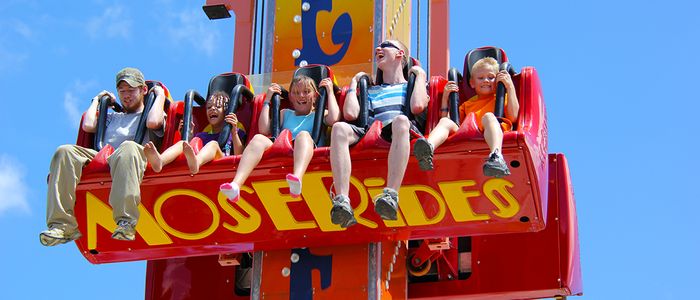 Free Fall Family Ride at DelGrosso's Amusement Park