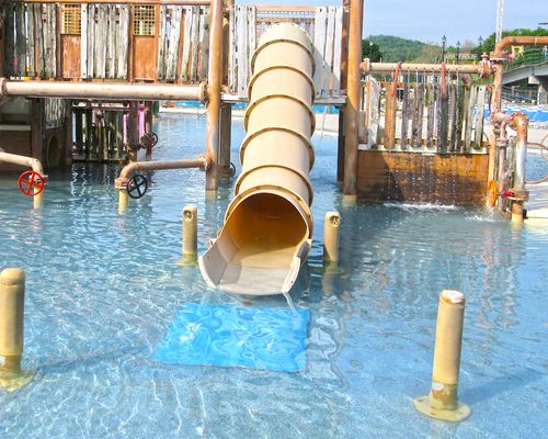 Shotgun Slide at the Laguna Splash Water Park