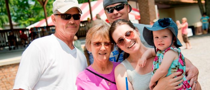 Family at DelGrosso's Park