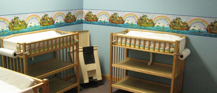 Diaper Changing Tables at DelGrosso's Park Infant Care Center