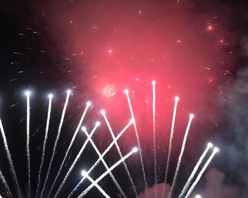 Image of fireworks in the night sky
