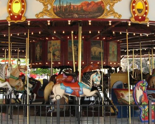 The Carousel Family Ride at DelGrosso's Amusement Park