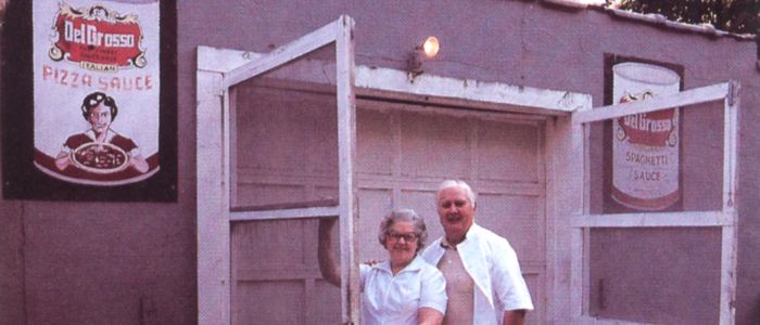 Fred and Murf DelGrosso at the Original DelGrosso Pasta Sauce Factory