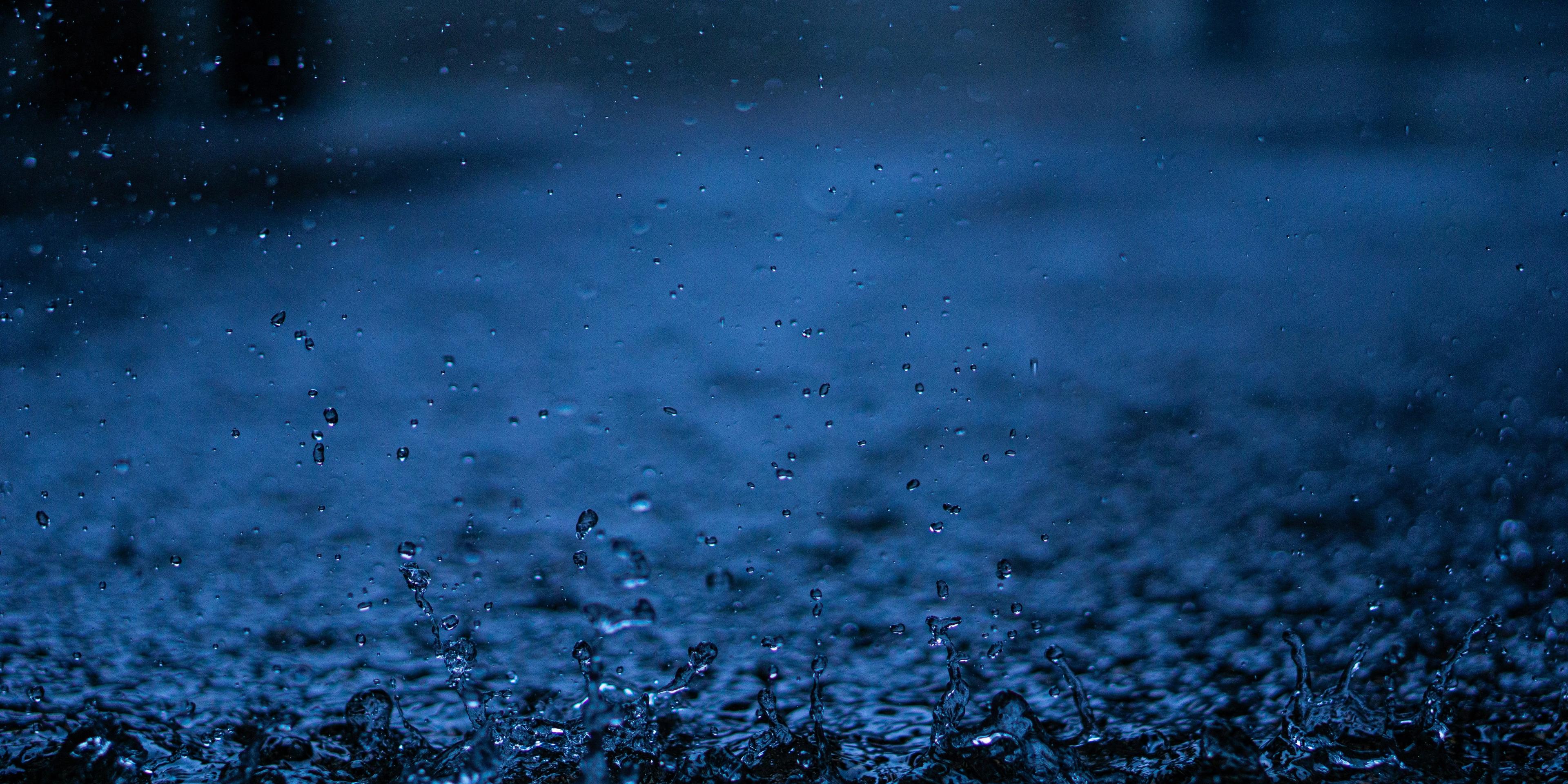 blue rain
