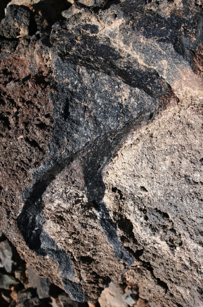 Volcanic rock surface