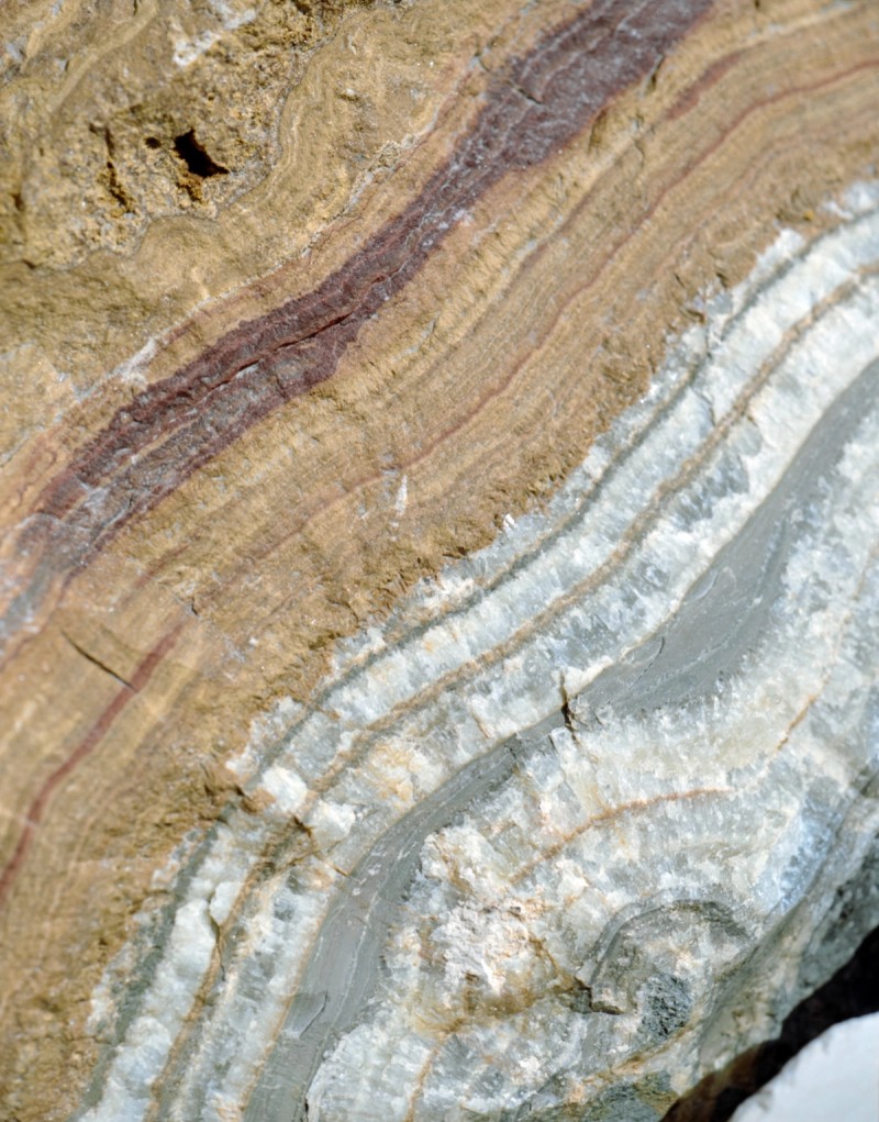 Banded onyx and marble stone surface