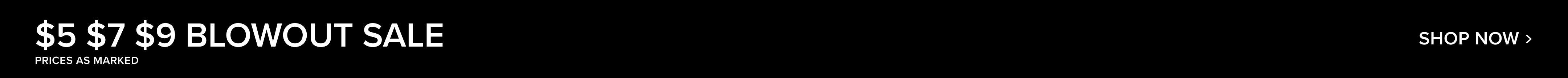 BLOWOUT SALE | 01.08.26 | JR BANNER banner