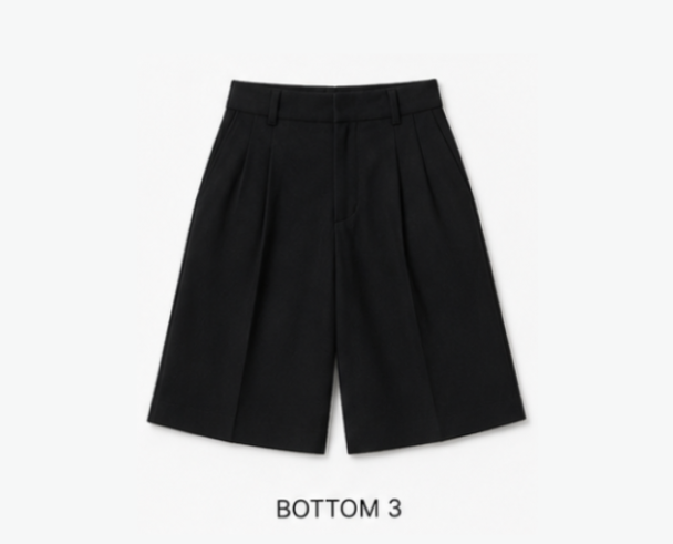 IT Girl Low Rise Bermuda Short - Black