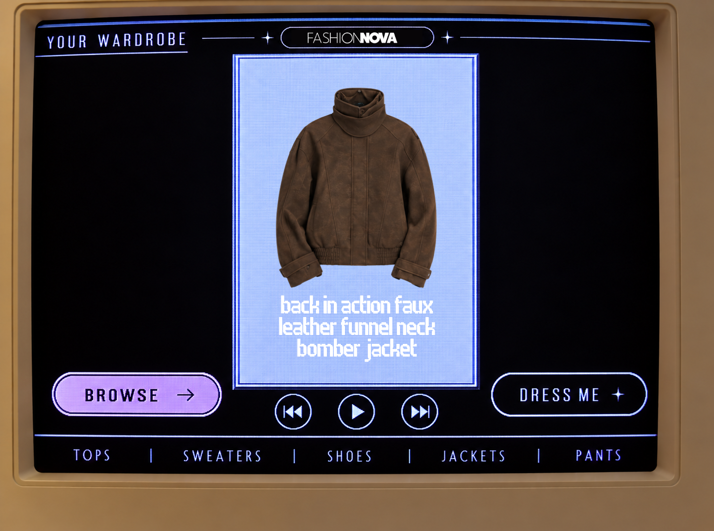Back In Action Faux Leather Funnel Neck Bomber Jacket - Fashion Nova