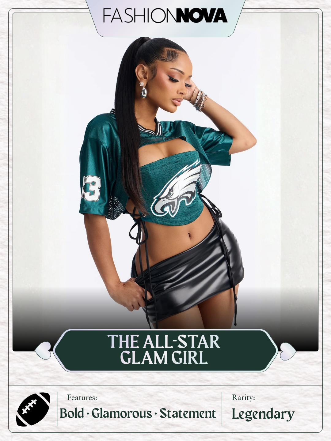 Fashion Nova Night Out NFL Game Day Outfit
