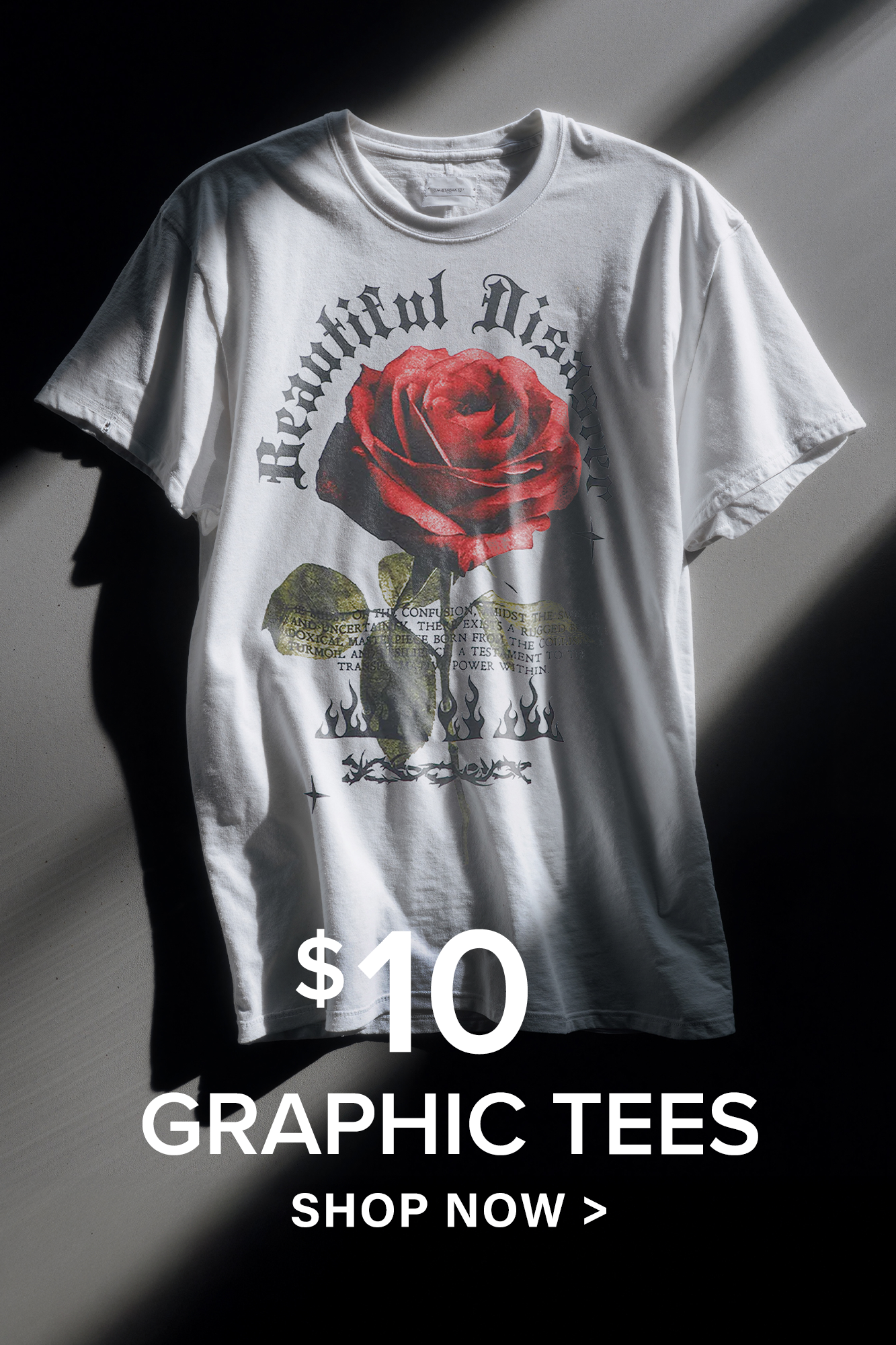 $10 MENS GRAPHIC TEES