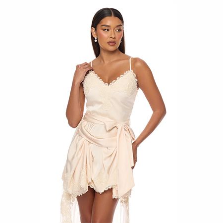 sequin embellished a line cocktail dress Short Sleeveless A-line by Amarra 88967 2 / Periwinkle Men's Size:Euro 46 = US 12 Falling just above the black dress for women Blue Ivy's biggest moments
