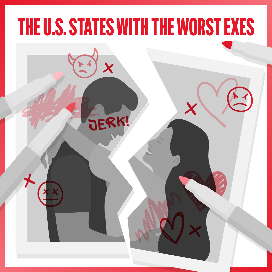 Ranking: The US States With the Absolute Worst Exes	