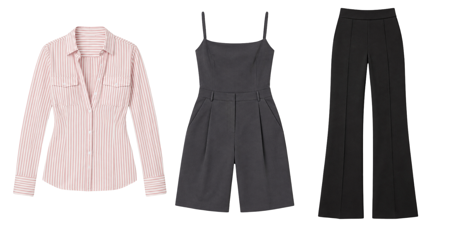 Fashion Nova Women's Suiting and Casual Workwear Accessories Flat Lay Set