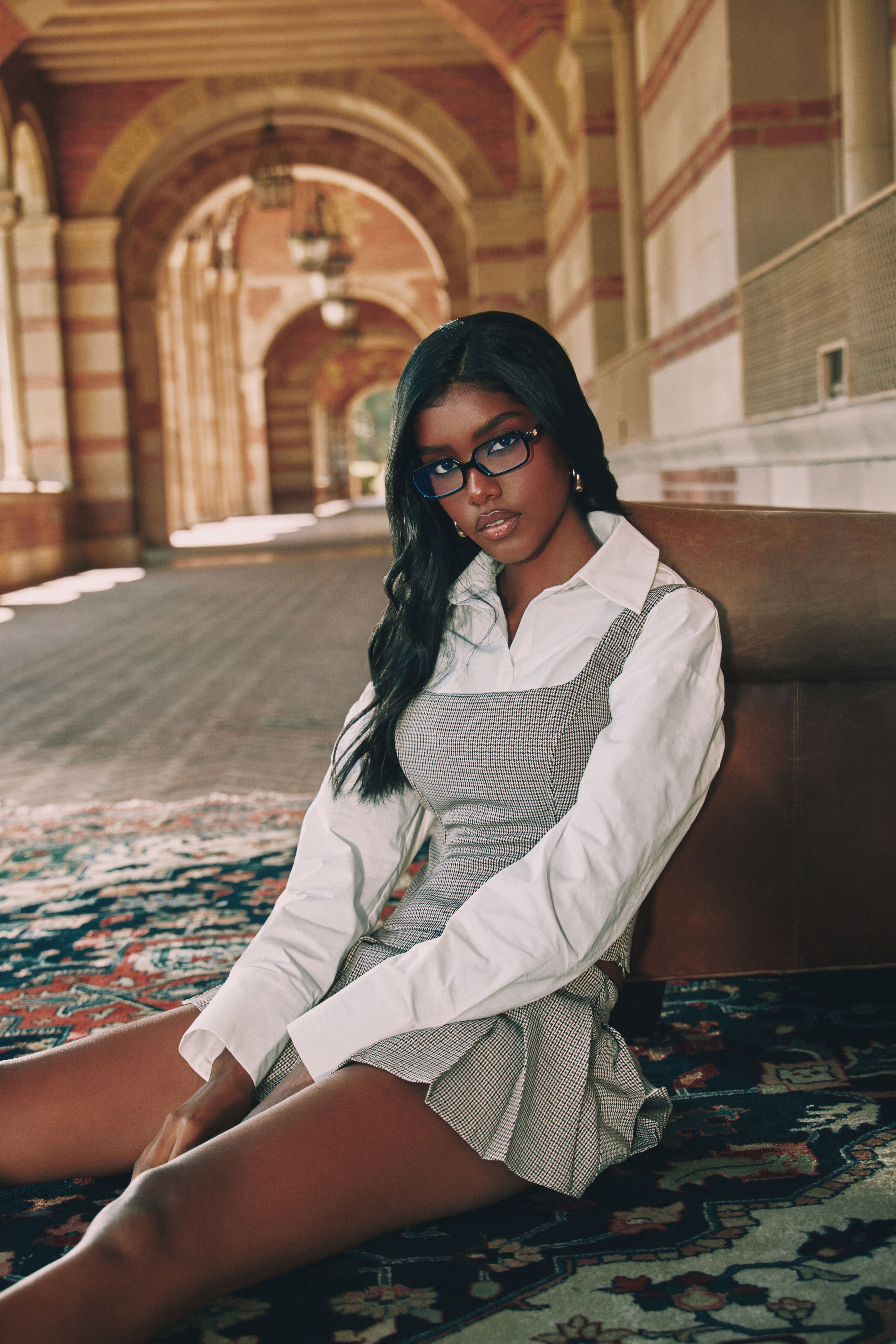 Chic back to school campus style look from Fashion Nova