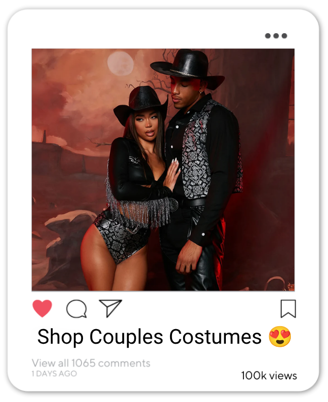 Fashion Nova Women's Halloween Couples Costumes Collection