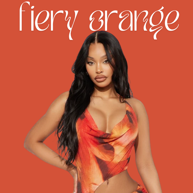 Fashion Nova Orange Dresses Collection